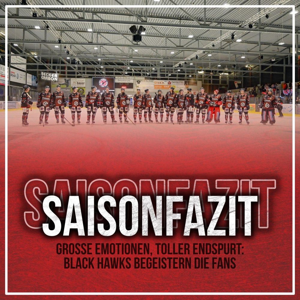 ⚫️🔴 Große Emotionen, toller Endspurt: Black Hawks begeistern die Fans ⚫️🔴